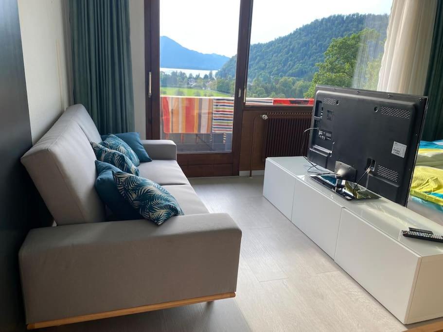 Schoene Ferienwohnung Mit Wolfgangseeblick ชตรอเบิล ภายนอก รูปภาพ